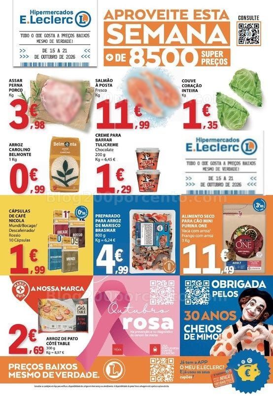 Antevisão Folheto E-LECLERC Promoções de 15 a 21 outubro