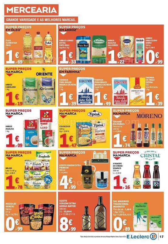 Antevisão Folheto E-LECLERC Promoções de 15 a 21 outubro