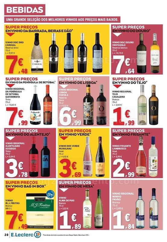 Antevisão Folheto E-LECLERC Promoções de 15 a 21 outubro