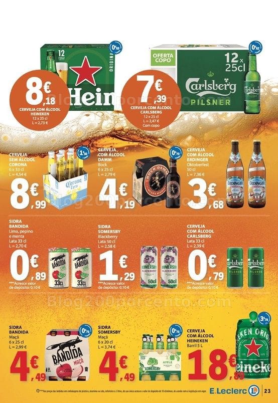 Antevisão Folheto E-LECLERC Promoções de 15 a 21 outubro