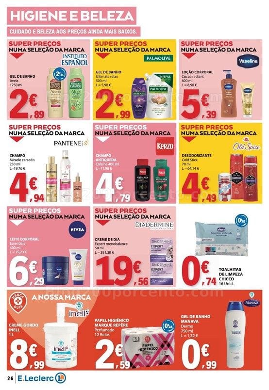 Antevisão Folheto E-LECLERC Promoções de 15 a 21 outubro