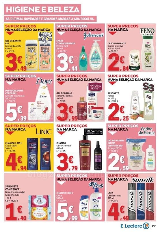 Antevisão Folheto E-LECLERC Promoções de 15 a 21 outubro