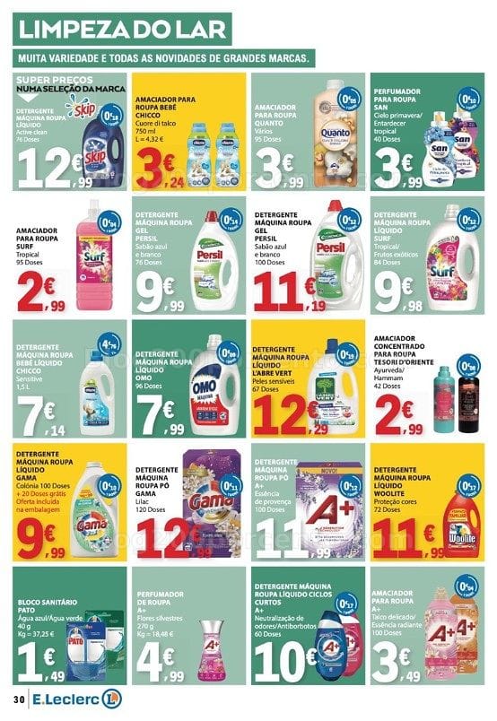 Antevisão Folheto E-LECLERC Promoções de 15 a 21 outubro