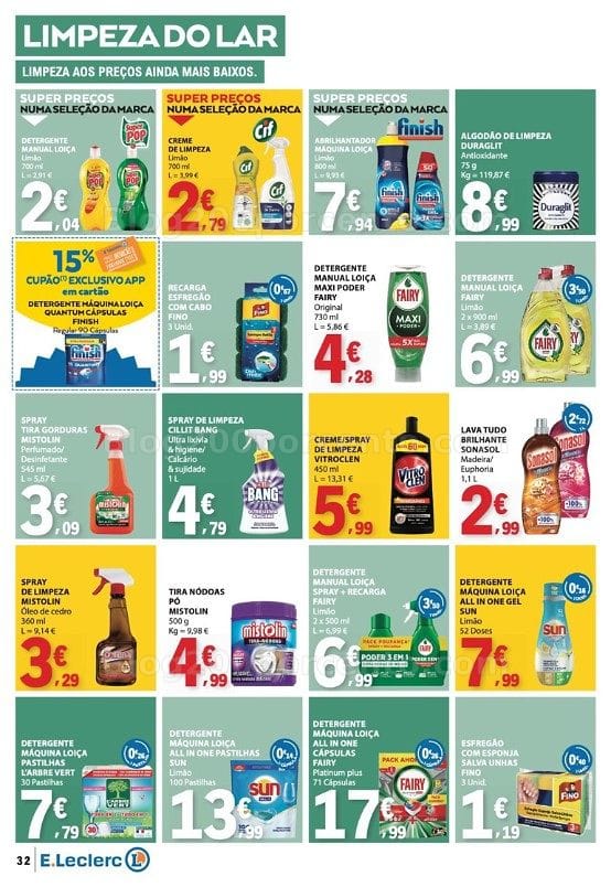 Antevisão Folheto E-LECLERC Promoções de 15 a 21 outubro