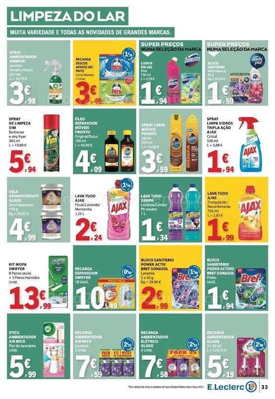 Antevisão Folheto E-LECLERC Promoções de 15 a 21 outubro