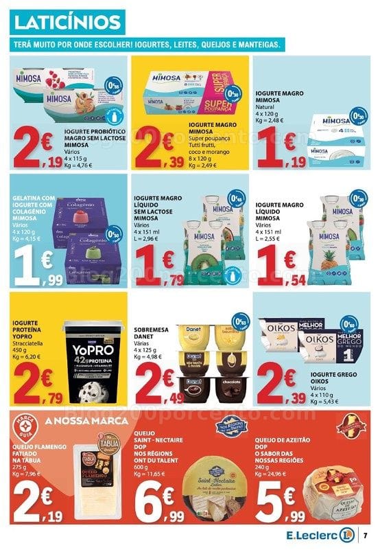 Antevisão Folheto E-LECLERC Promoções de 15 a 21 outubro