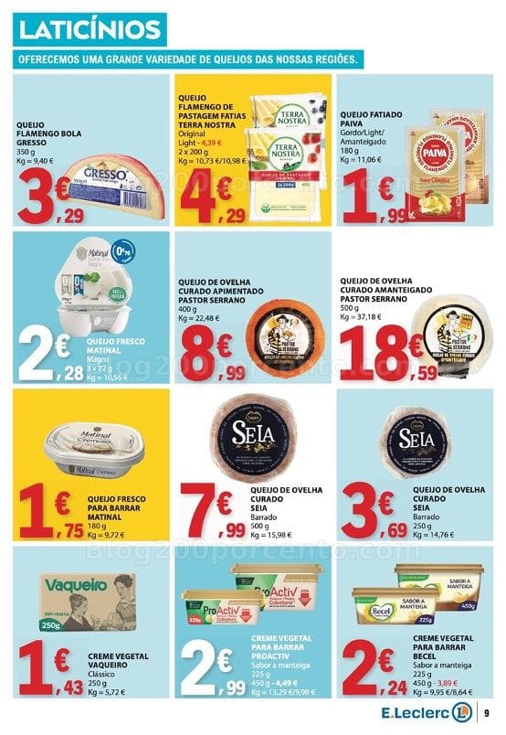 Antevisão Folheto E-LECLERC Promoções de 15 a 21 outubro