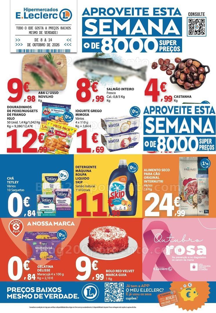 Antevisão Folheto E-LECLERC Promoções de 8 a 14 outubro
