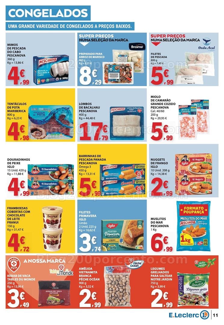 Antevisão Folheto E-LECLERC Promoções de 8 a 14 outubro