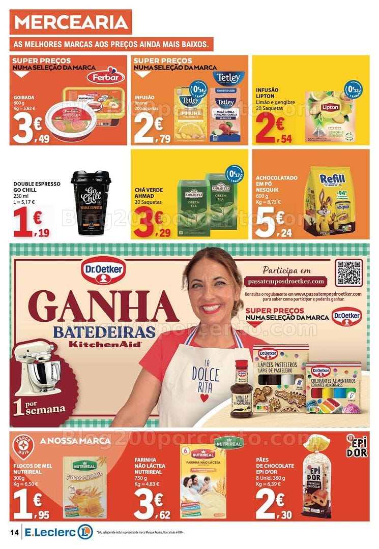 Antevisão Folheto E-LECLERC Promoções de 8 a 14 outubro