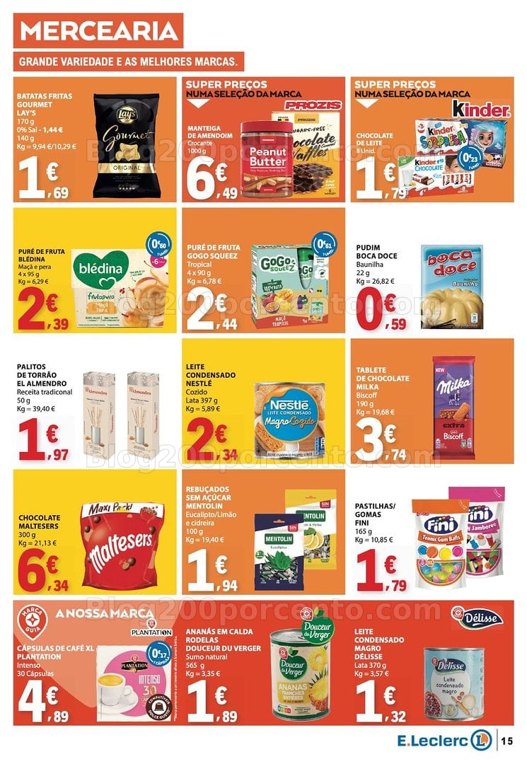 Antevisão Folheto E-LECLERC Promoções de 8 a 14 outubro