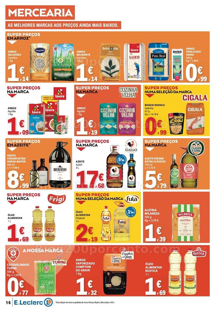 Antevisão Folheto E-LECLERC Promoções de 8 a 14 outubro