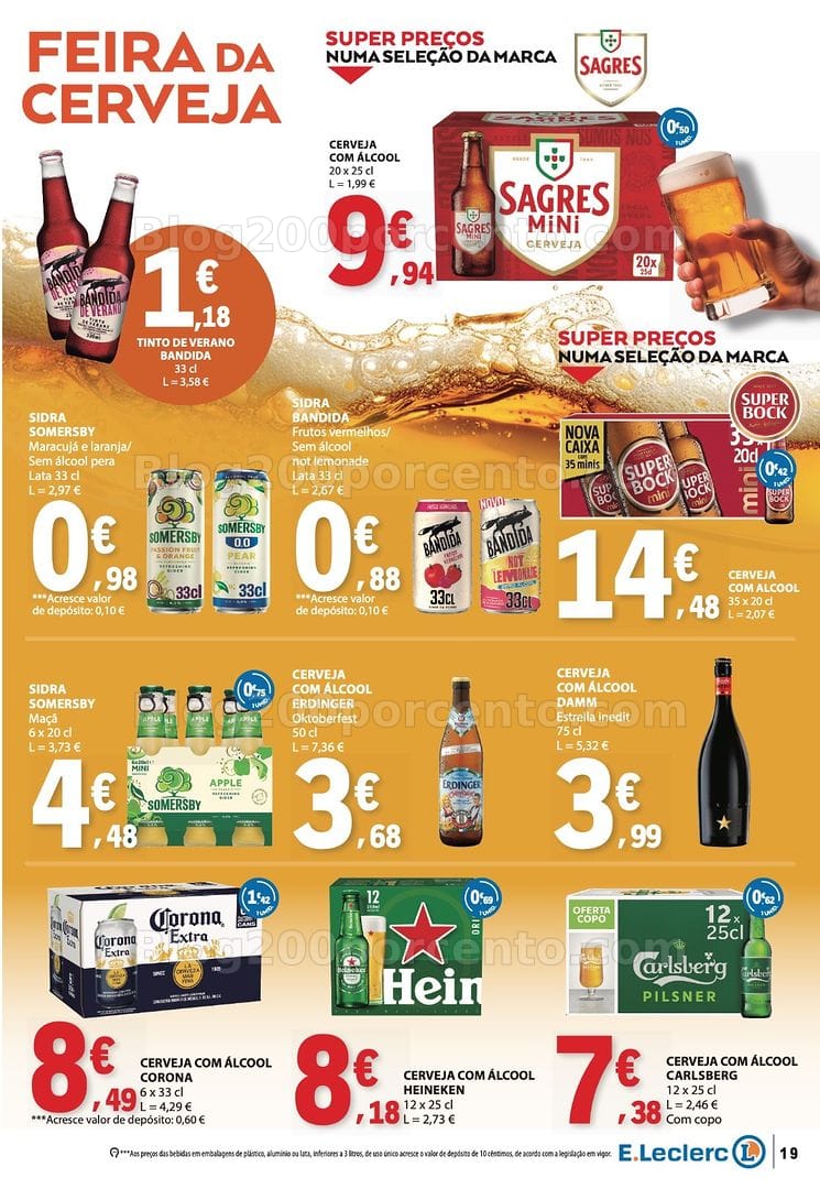 Antevisão Folheto E-LECLERC Promoções de 8 a 14 outubro