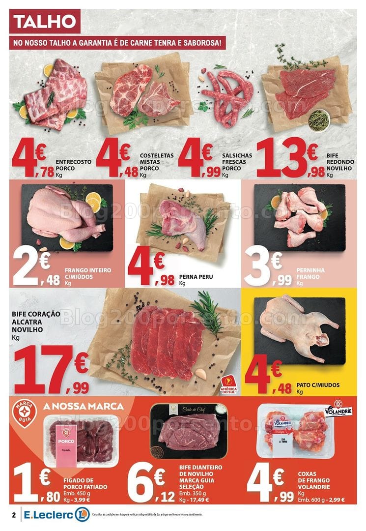 Antevisão Folheto E-LECLERC Promoções de 8 a 14 outubro