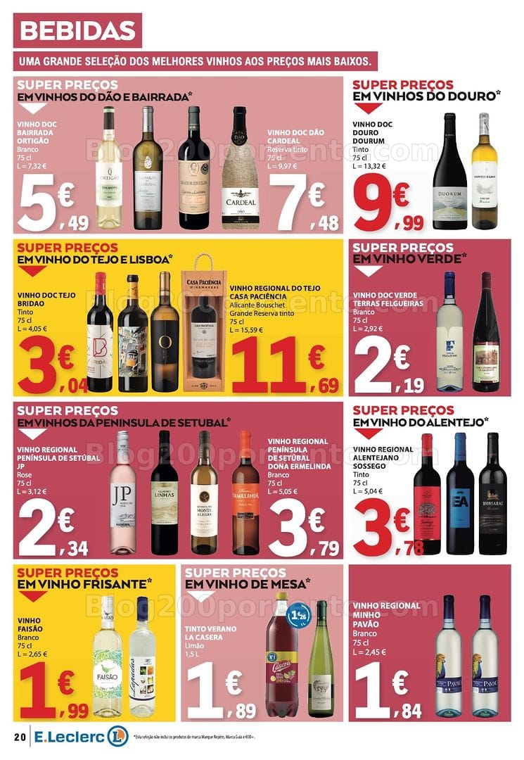 Antevisão Folheto E-LECLERC Promoções de 8 a 14 outubro