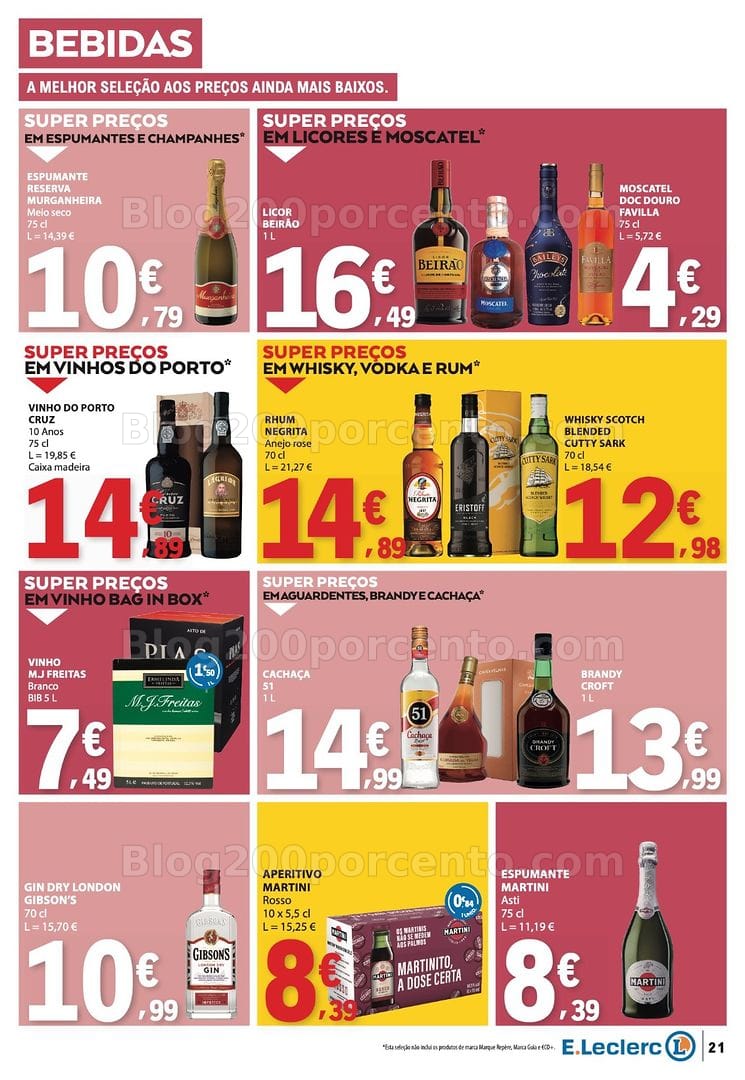 Antevisão Folheto E-LECLERC Promoções de 8 a 14 outubro