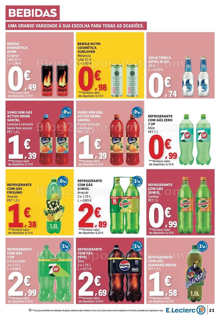 Antevisão Folheto E-LECLERC Promoções de 8 a 14 outubro