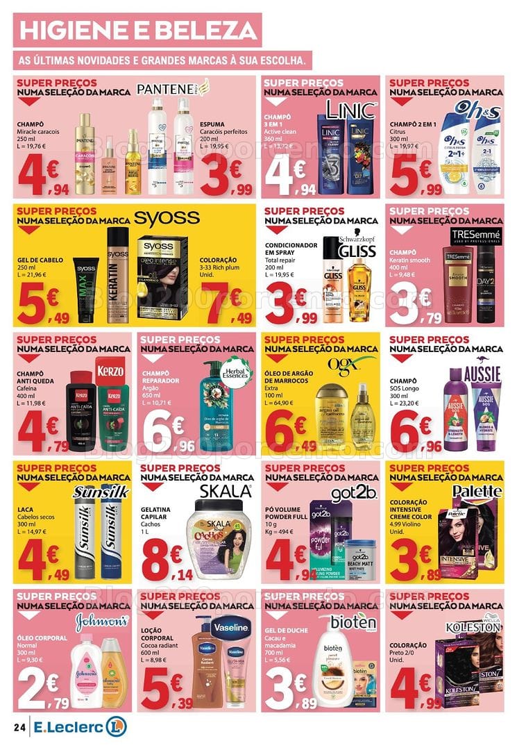 Antevisão Folheto E-LECLERC Promoções de 8 a 14 outubro