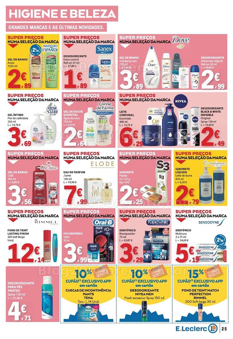 Antevisão Folheto E-LECLERC Promoções de 8 a 14 outubro