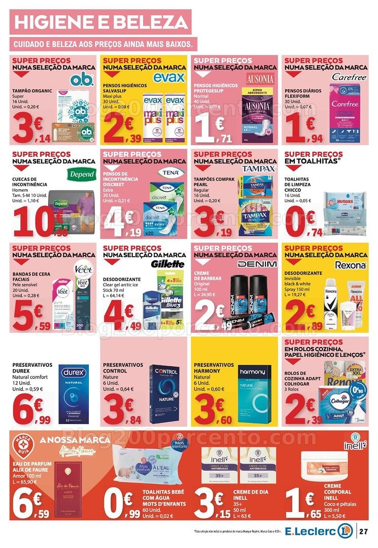 Antevisão Folheto E-LECLERC Promoções de 8 a 14 outubro