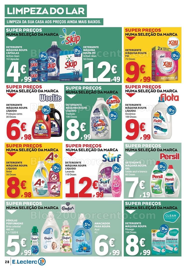 Antevisão Folheto E-LECLERC Promoções de 8 a 14 outubro