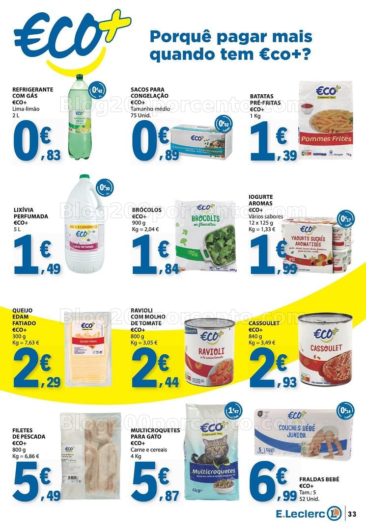 Antevisão Folheto E-LECLERC Promoções de 8 a 14 outubro