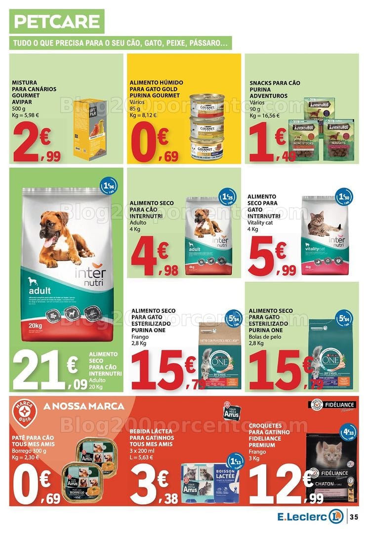 Antevisão Folheto E-LECLERC Promoções de 8 a 14 outubro
