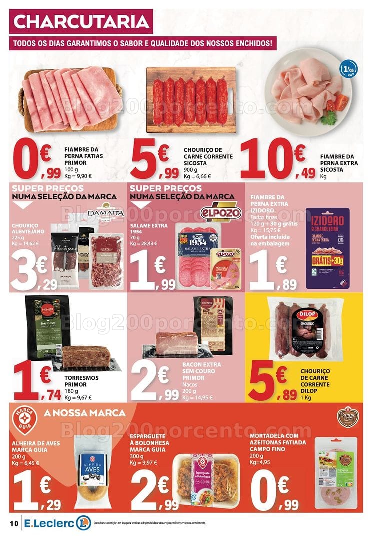Antevisão Folheto E-LECLERC Promoções de 22 a 28 outubro
