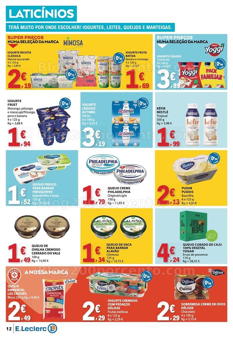 Antevisão Folheto E-LECLERC Promoções de 22 a 28 outubro