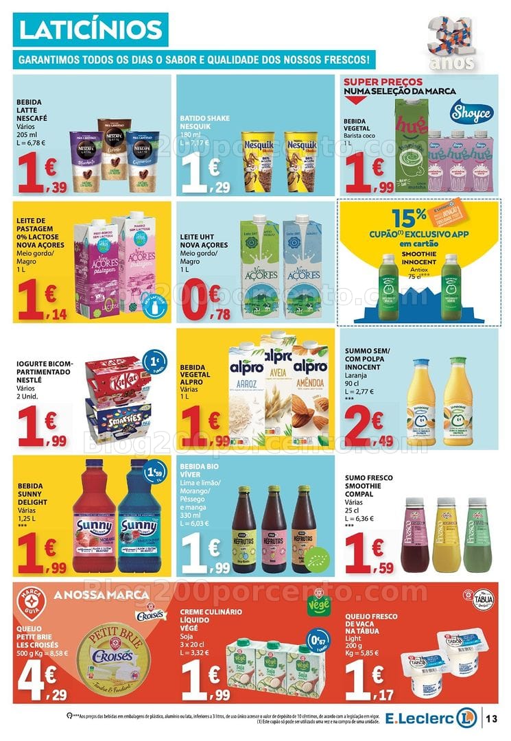 Antevisão Folheto E-LECLERC Promoções de 22 a 28 outubro