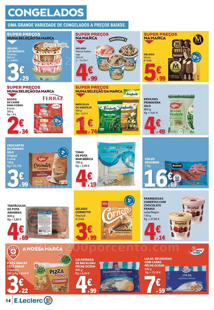 Antevisão Folheto E-LECLERC Promoções de 22 a 28 outubro