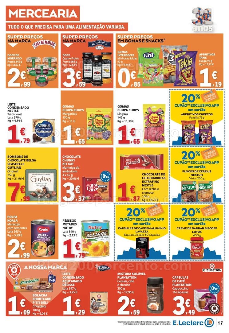 Antevisão Folheto E-LECLERC Promoções de 22 a 28 outubro