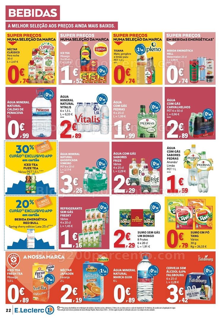 Antevisão Folheto E-LECLERC Promoções de 22 a 28 outubro