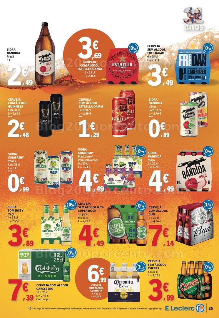 Antevisão Folheto E-LECLERC Promoções de 22 a 28 outubro