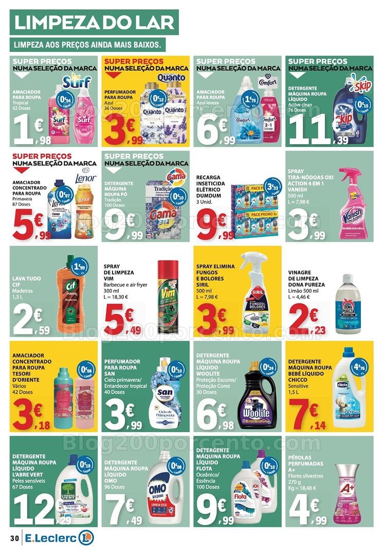 Antevisão Folheto E-LECLERC Promoções de 22 a 28 outubro
