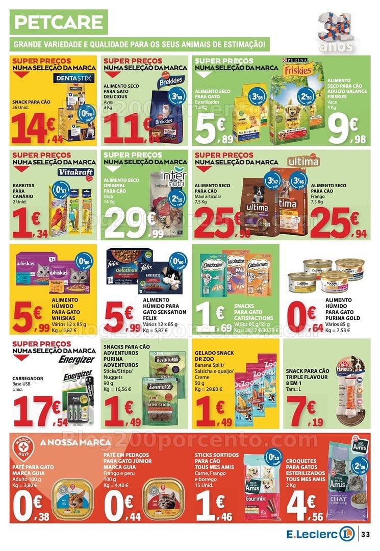 Antevisão Folheto E-LECLERC Promoções de 22 a 28 outubro