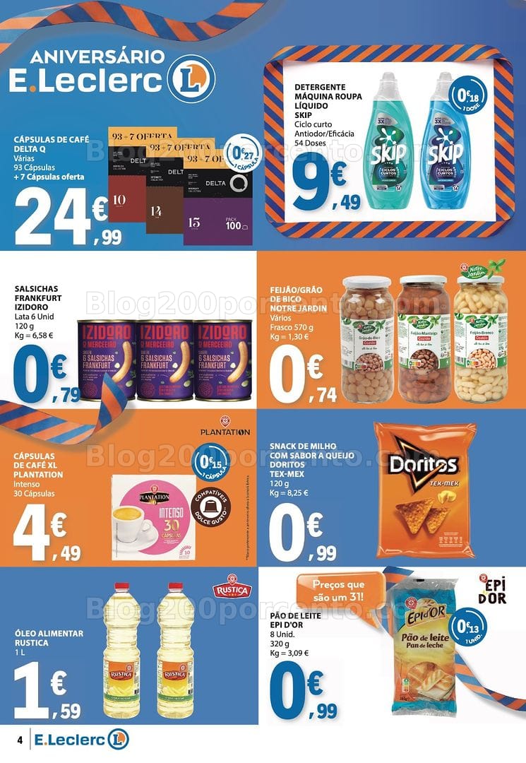 Antevisão Folheto E-LECLERC Promoções de 22 a 28 outubro
