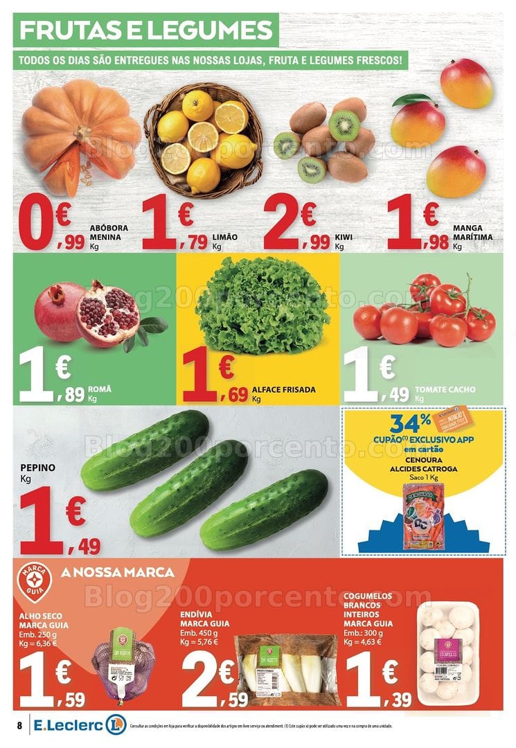 Antevisão Folheto E-LECLERC Promoções de 22 a 28 outubro