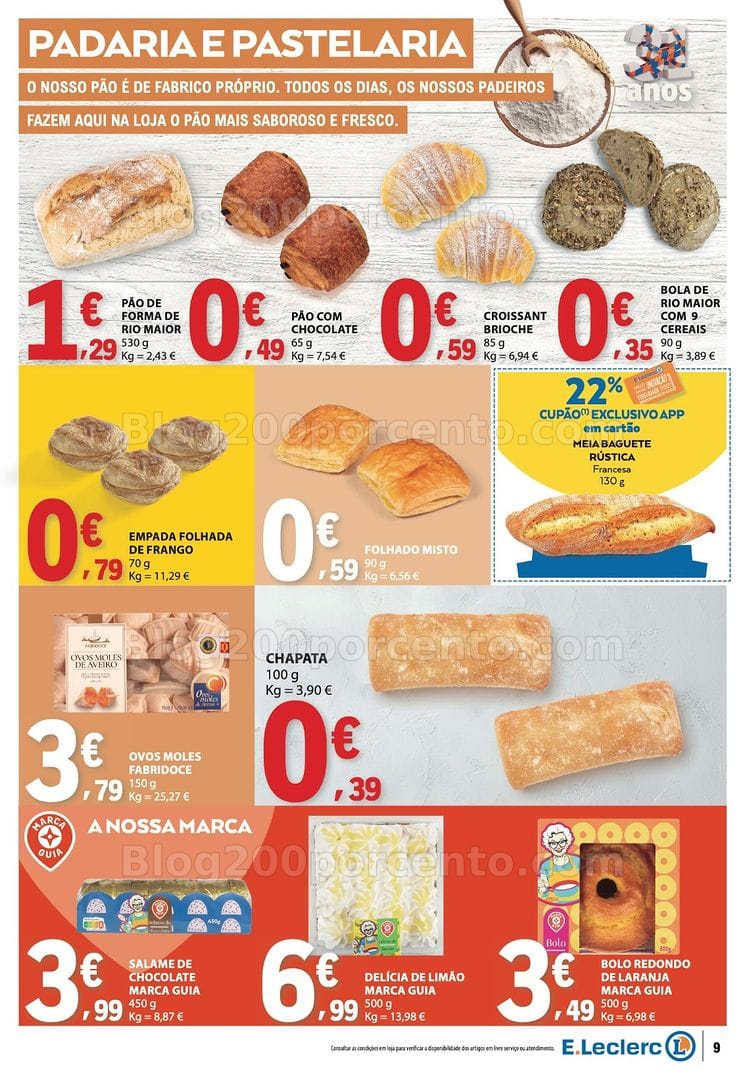 Antevisão Folheto E-LECLERC Promoções de 22 a 28 outubro