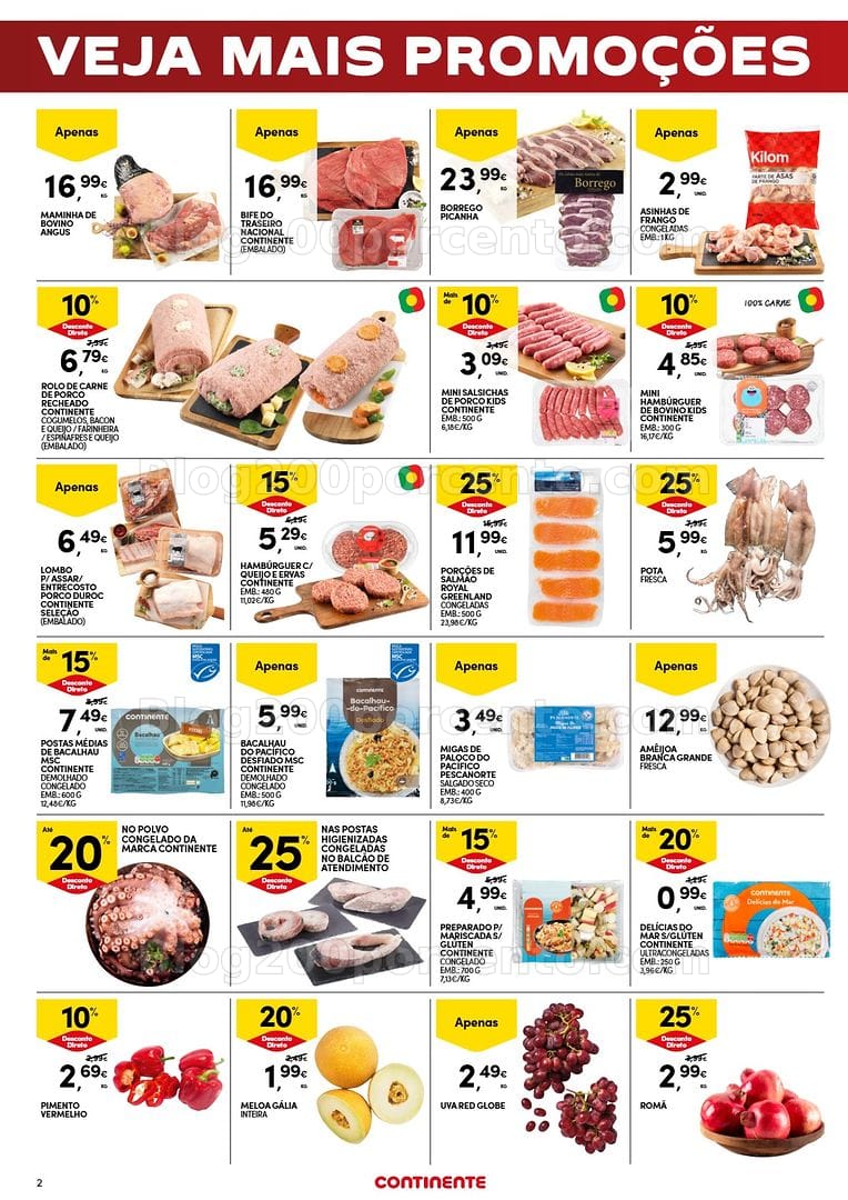 Antevisão Folheto CONTINENTE Promoções Fim de Semana - 9 a 12 outubro
