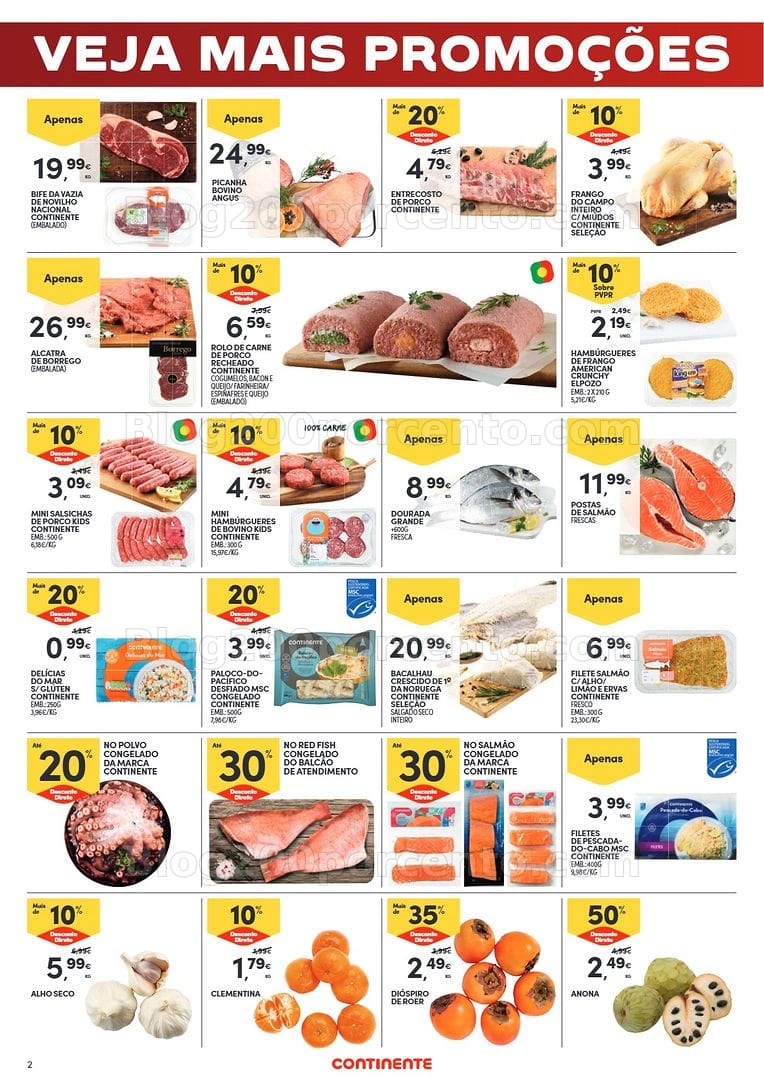 Antevisão Folheto CONTINENTE Promoções Fim de Semana - 16 a 19 outubro - Edição Digital
