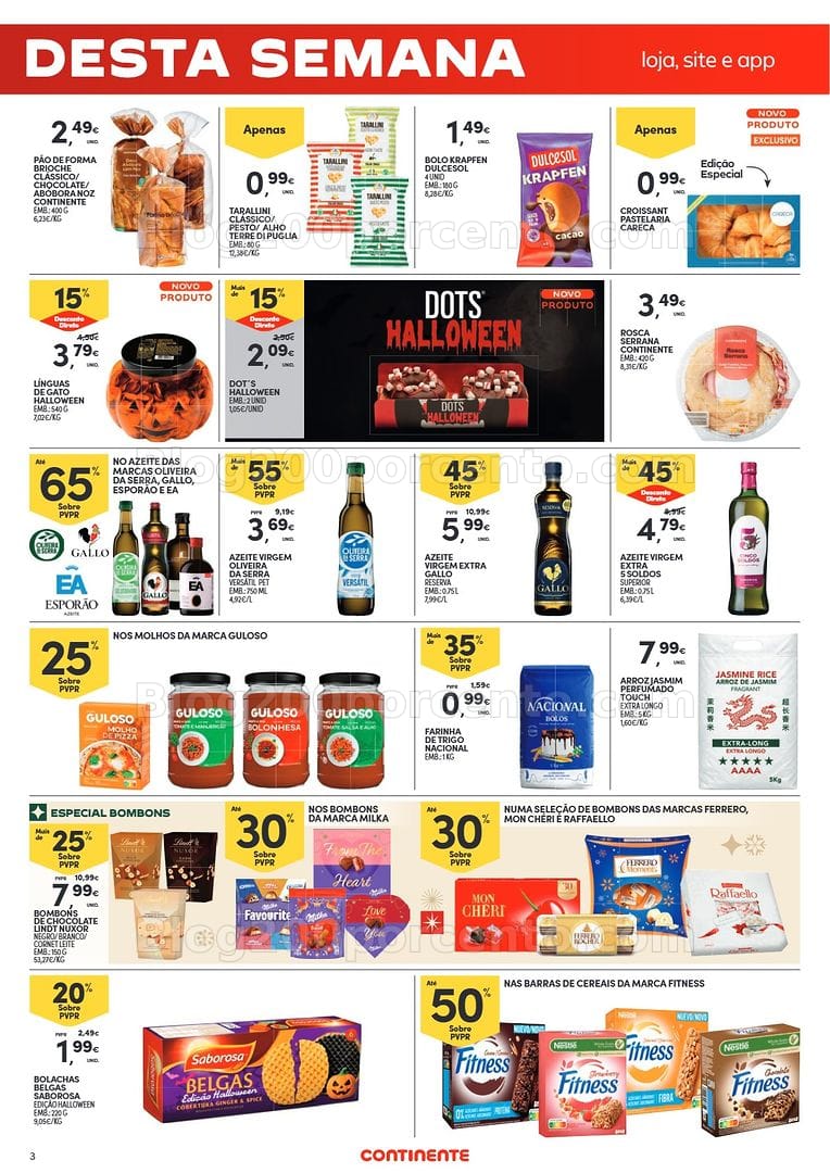 Antevisão Folheto CONTINENTE Promoções Fim de Semana - 16 a 19 outubro - Edição Digital