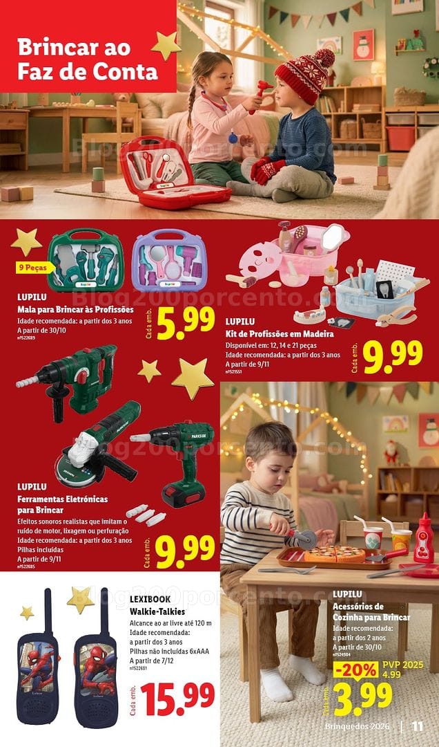 Antevisão Folheto LIDL Especial Brinquedos Natal Promoções a partir de 30 outubro