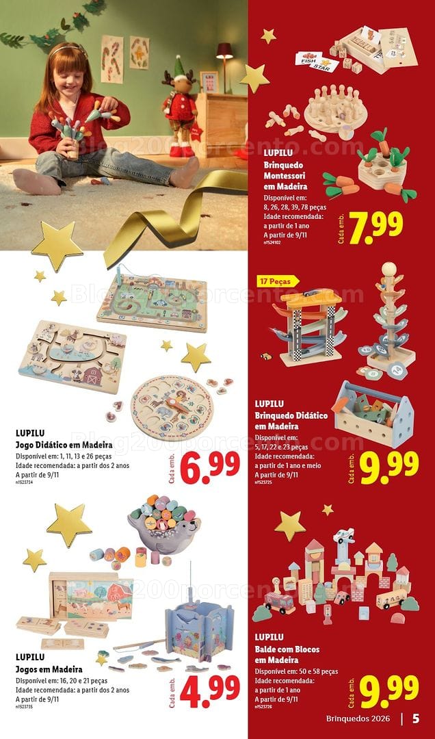 Antevisão Folheto LIDL Especial Brinquedos Natal Promoções a partir de 30 outubro