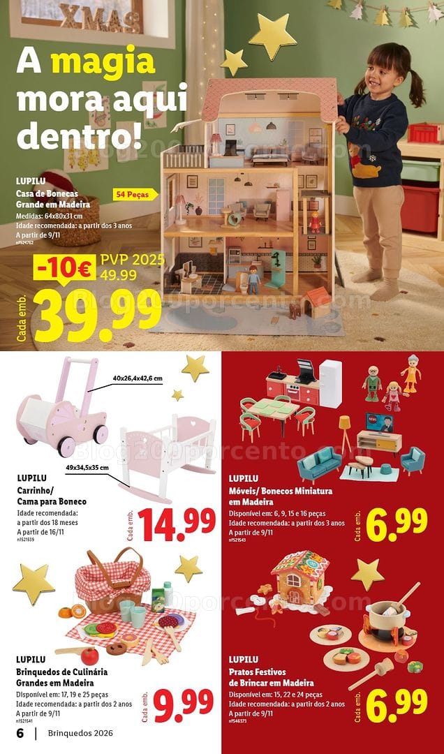 Antevisão Folheto LIDL Especial Brinquedos Natal Promoções a partir de 30 outubro