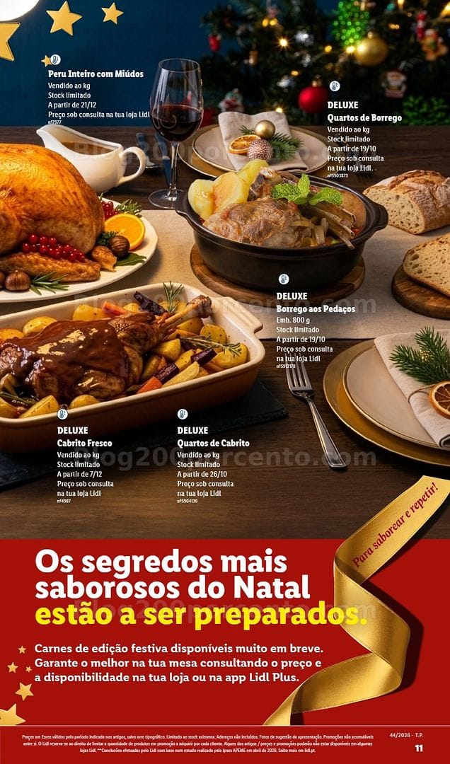 Antevisão Folheto LIDL Especial Natal 2026 Promoções até 27 dezembro