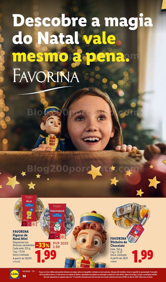 Antevisão Folheto LIDL Especial Natal 2026 Promoções até 27 dezembro
