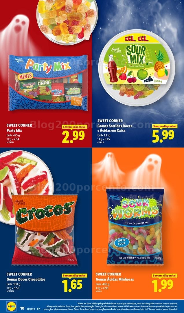 Antevisão Folheto LIDL Halloween Extra Promoções de 5 a 11 outubro