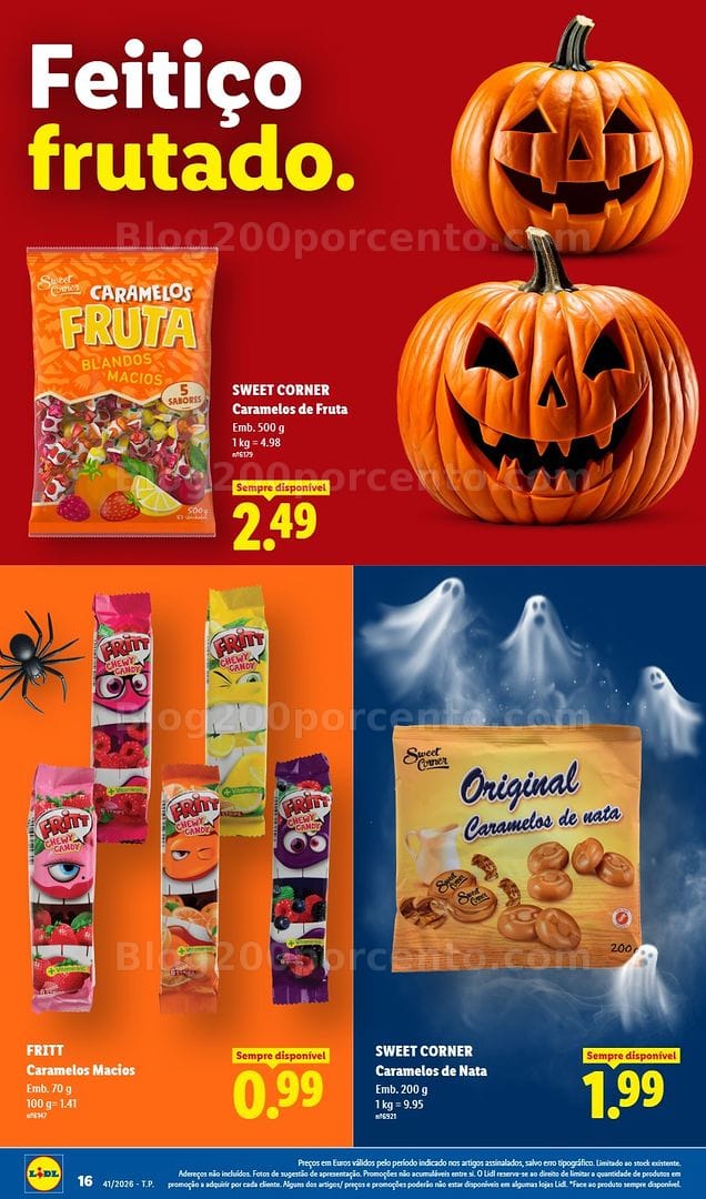 Antevisão Folheto LIDL Halloween Extra Promoções de 5 a 11 outubro