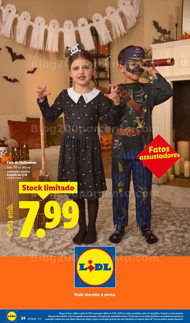 Antevisão Folheto LIDL Halloween Extra Promoções de 5 a 11 outubro
